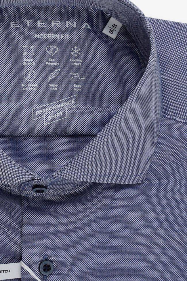 eterna Hemd Herren Eterna Classic Halb Unifarben 40% cotton 57% pa 3% ea kragen Französisch Lange Ärmel Flash Sale
