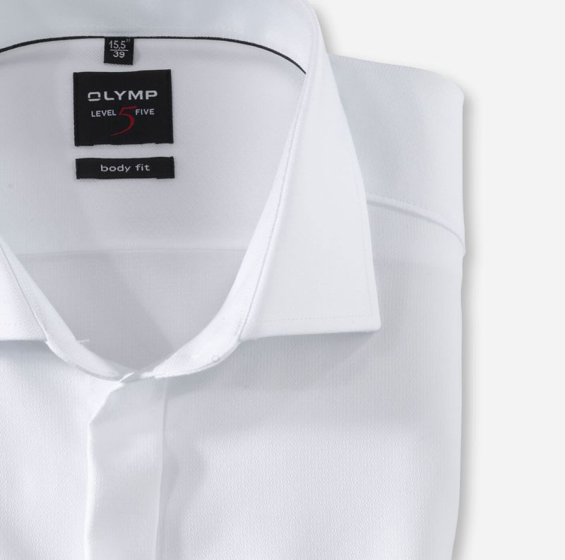 olymp Hemd Herren Olymp Regular Einfarbig kragen Französisch Lange Ärmel Online Shopping