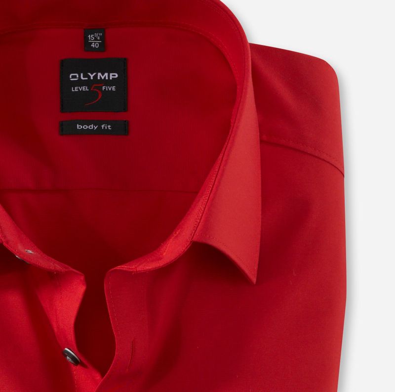 olymp Hemd Herren Olymp Regular Einfarbig kragen Italienisch Lange Ärmel Top Angebot