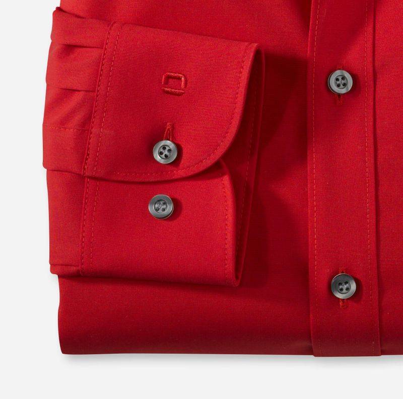 olymp Hemd Herren Olymp Regular Einfarbig kragen Italienisch Lange Ärmel Top Angebot