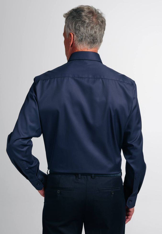 eterna Hemd Herren Eterna Comfort Bügelfreie kragen Italienisch Lange Ärmel Fabrikladen