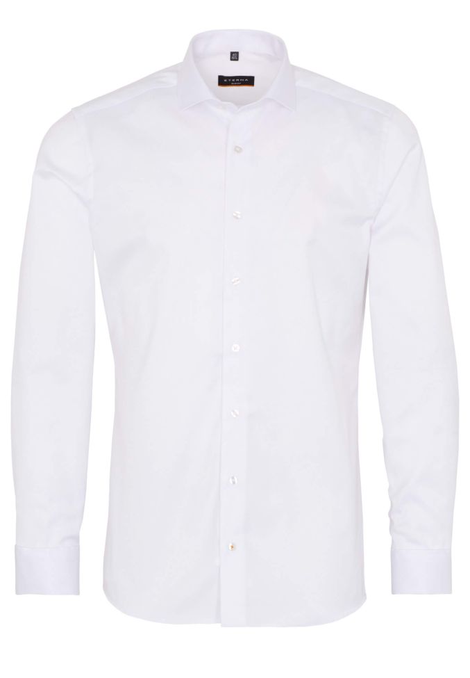 eterna Hemd Herren Eterna Slim Bügelfreie kragen Französisch Lange Ärmel Outlet