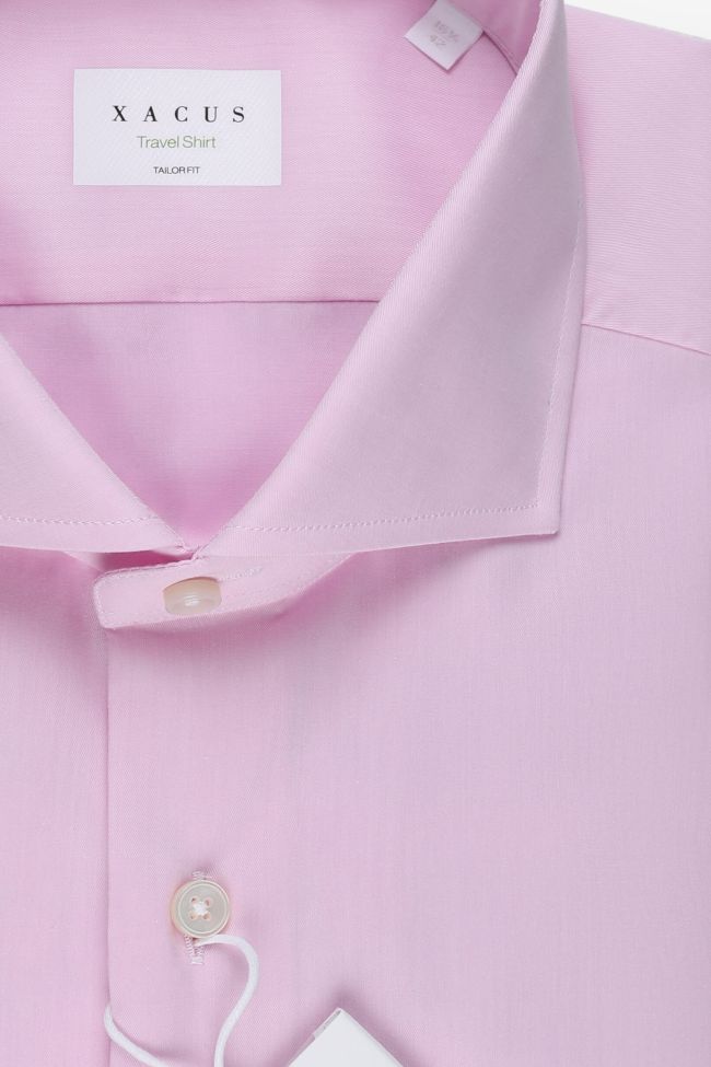xacus Hemd Herren Xacus Regular Bügelfreie Einfarbig 100% Bio-Baumwolle kragen Französisch Lange Ärmel Auslauf