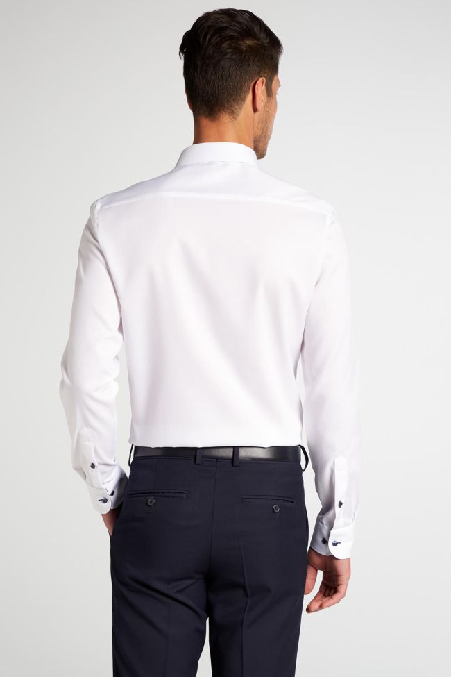 eterna Hemd Herren Eterna Slim Bügelfreie kragen Französisch Lange Ärmel Rabatt