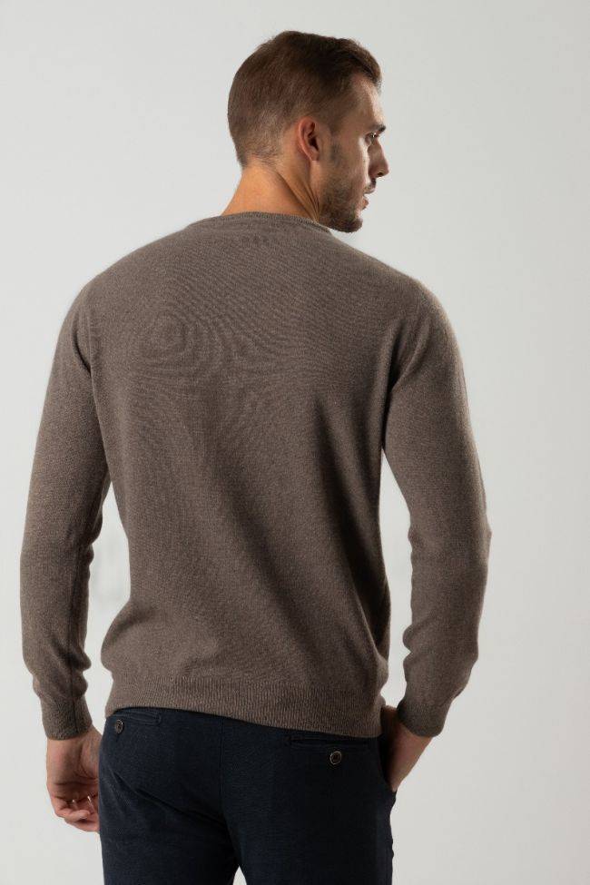 privati firenze Strickwaren Herren Privati Firenze Rundhalsausschnitt Slim Einfarbig 100% Kaschmir Begrenztes Angebot