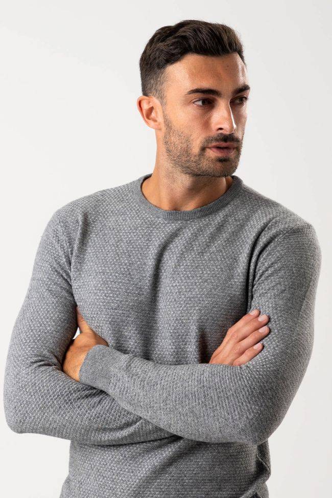 privati firenze Strickwaren Herren Privati Firenze Rundhalsausschnitt Slim Einfarbig 50% wool 20% pa 20%vi 10% cashmere Saisonschlussverkauf