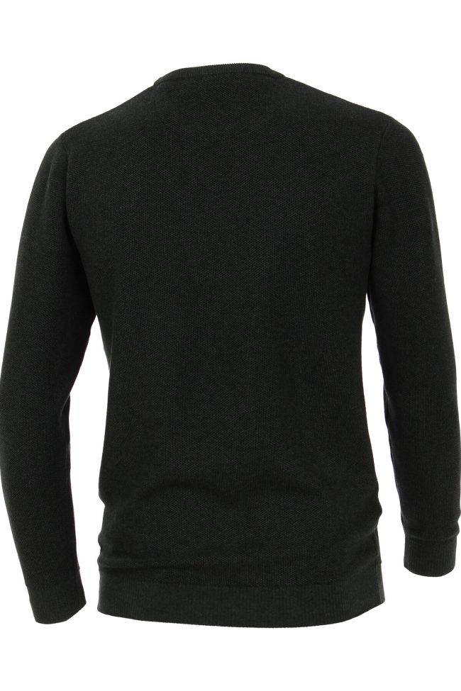 casamoda Strickwaren Herren Casamoda Rundhalsausschnitt Classic Einfarbig 100% Baumwolle Neuheiten