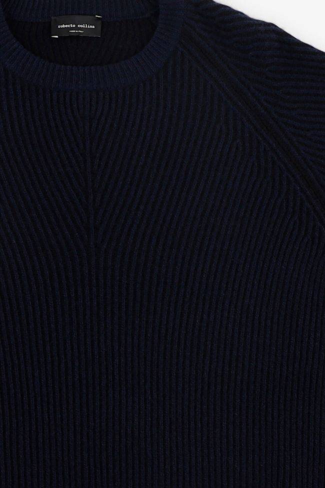 roberto collina Strickwaren Herren Roberto Collina Rundhalsausschnitt Regular Halb Unifarben 100% Merinowolle Extrafine Letzte 3 Tage