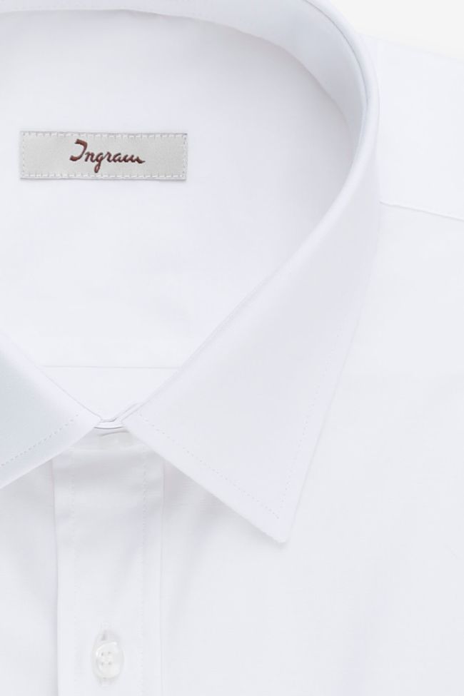 ingram Hemd Herren Ingram Classic Einfarbig 97% Baumwolle 3% elastan kragen Italienisch Lange Ärmel 50% Rabatt für begrenzte Zeit