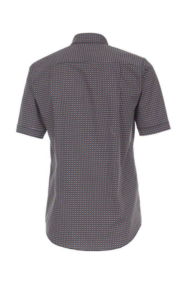 casamoda Hemd Herren Casamoda Comfort Muster kragen Button-Down Kurze Ärmel Outlet