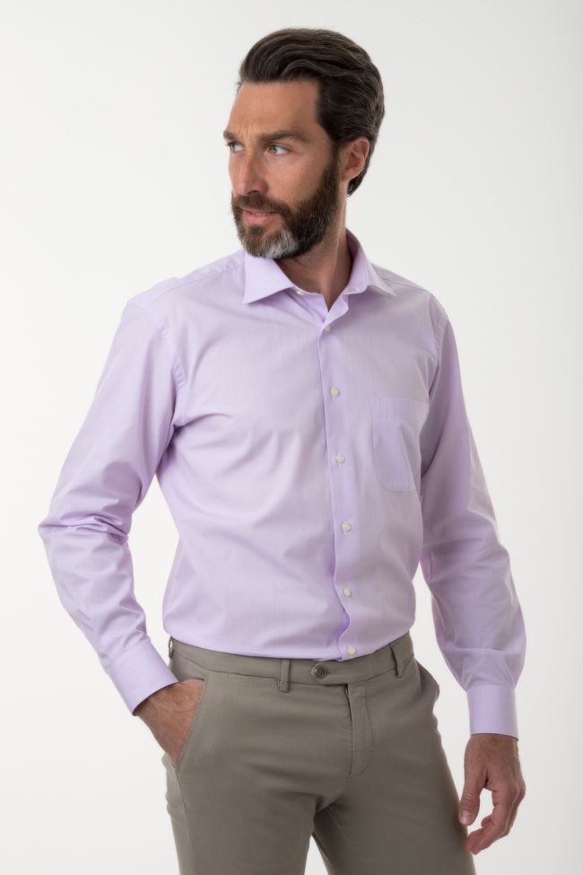 aplomb Hemd Herren Aplomb Classic Einfarbig 100% Baumwolle kragen Italienisch Lange Ärmel Hotsell