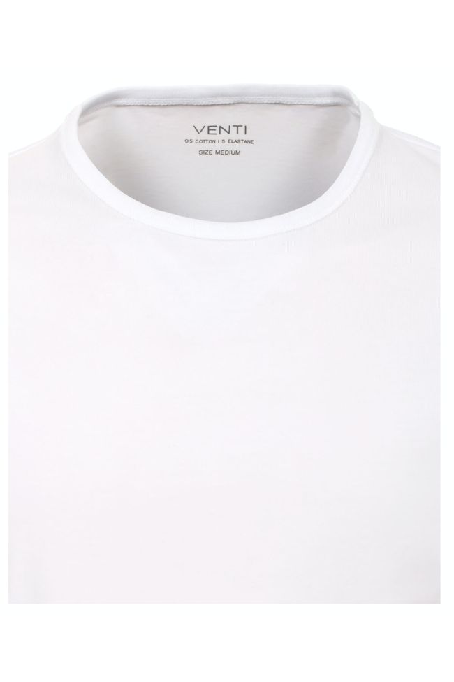 venti T-shirt Herren Venti Regular Einfarbig Kurze Ärmel Sonderangebot