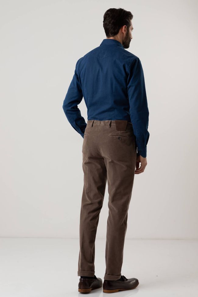 b-settecento Hose Herren B-Settecento Chinos Slim Einfarbig 98% cotton 2% elastan Osterangebot