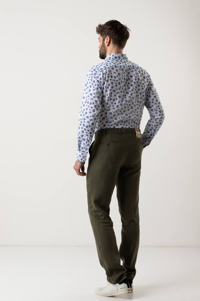 meyer Hose Herren Meyer Chinos Regular Einfarbig 100% Leinen JETZT KAUFEN