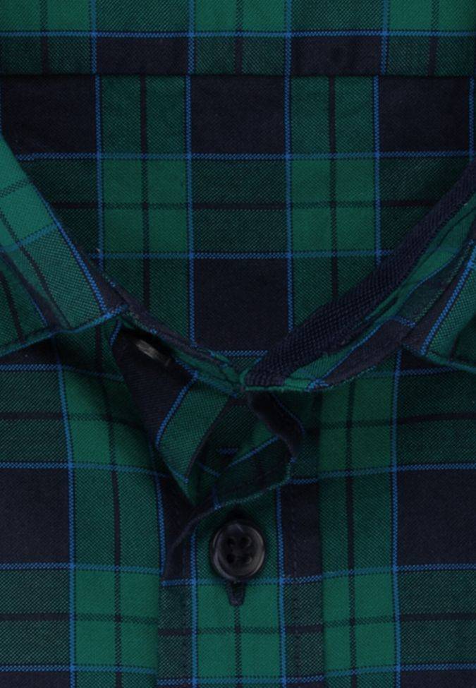 seidensticker Hemd Herren Seidensticker Regular Bügelfreie Karo kragen Button-Down Lange Ärmel Kostenloser Versand international