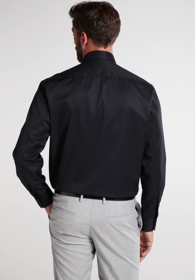 eterna Hemd Herren Eterna Comfort Bügelfreie kragen Italienisch Lange Ärmel Outlet