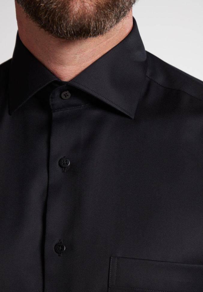 eterna Hemd Herren Eterna Comfort Bügelfreie kragen Italienisch Lange Ärmel Outlet
