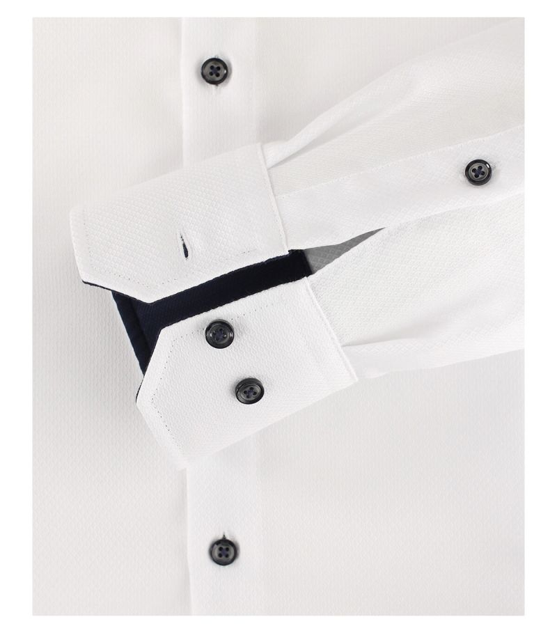 venti Hemd Herren Venti Regular Bügelfreie Einfarbig kragen Button-Down Lange Ärmel Black Friday