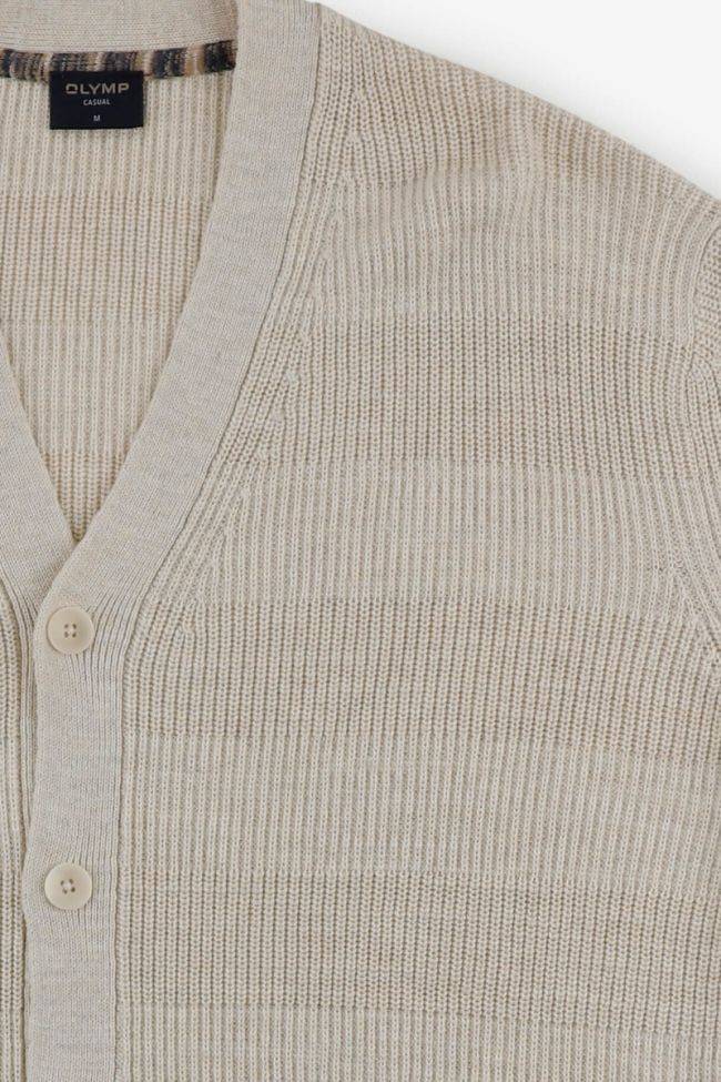 olymp Strickwaren Herren Olymp Cardigan Classic Streifen 100% Baumwolle Heißer Verkauf