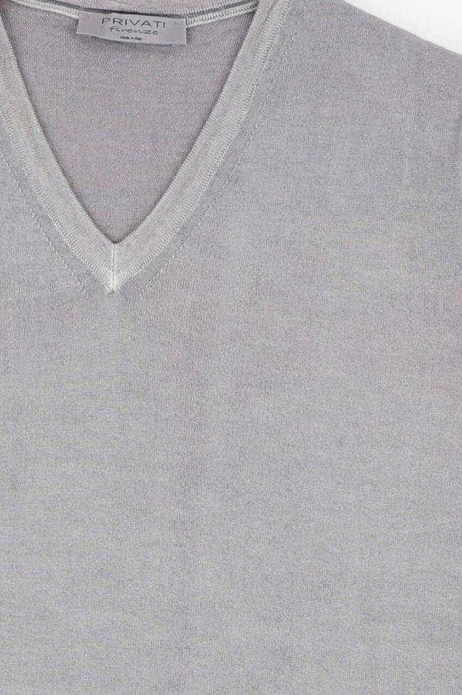 privati firenze Strickwaren Herren Privati Firenze V-Ausschnitt Regular Einfarbig 100% Merinowolle Online Outlet