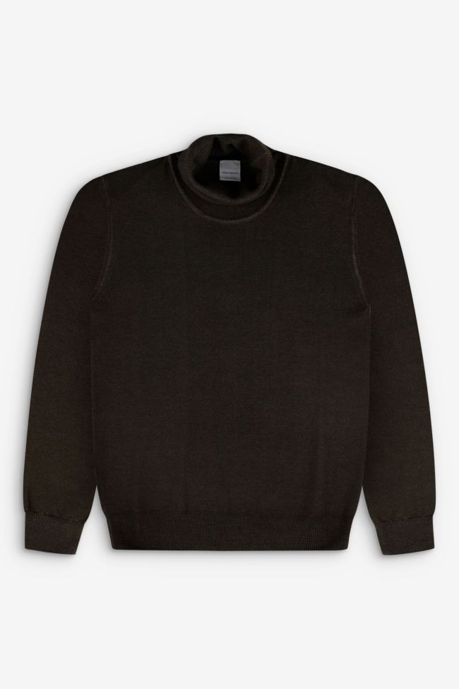 primo emporio Strickwaren Herren Primo Emporio hoher Kragen Slim Einfarbig 100% Wolle Tägliche Deals