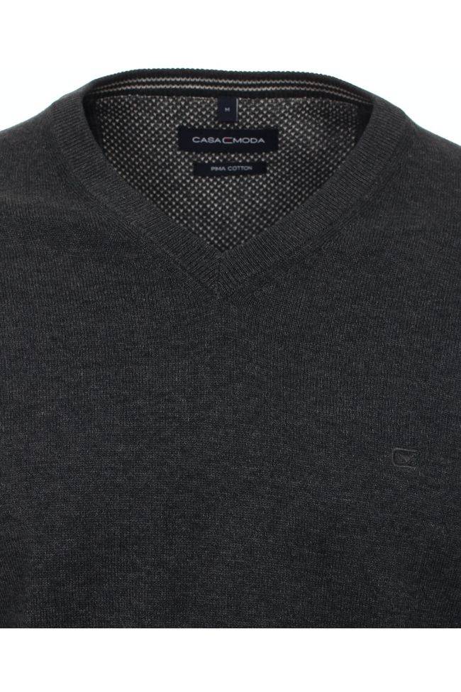 casamoda Strickwaren Herren Casamoda Classic Einfarbig Sonderangebote