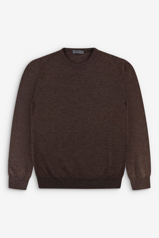 privati firenze Strickwaren Herren Privati Firenze Rundhalsausschnitt Slim Einfarbig 70% Wolle, 30% Kaschmir 50% Rabatt mit kostenlosem Versand