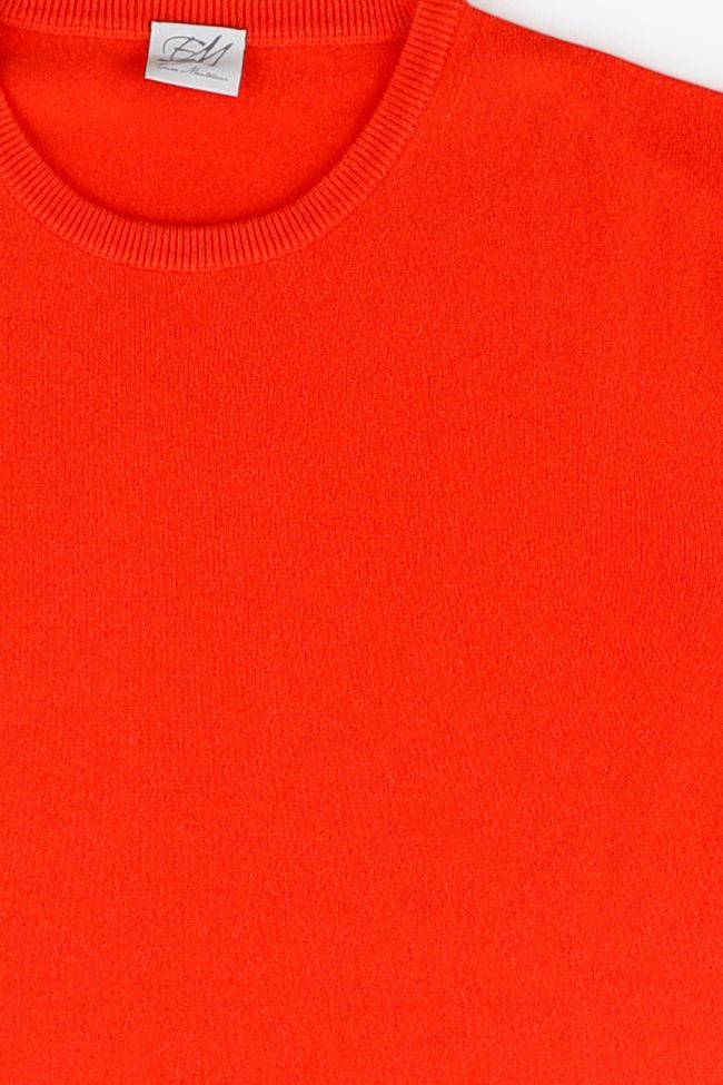 enzo mantovani Strickwaren Herren Enzo Mantovani Rundhalsausschnitt Regular Einfarbig 100% Kaschmir Black Friday Preise