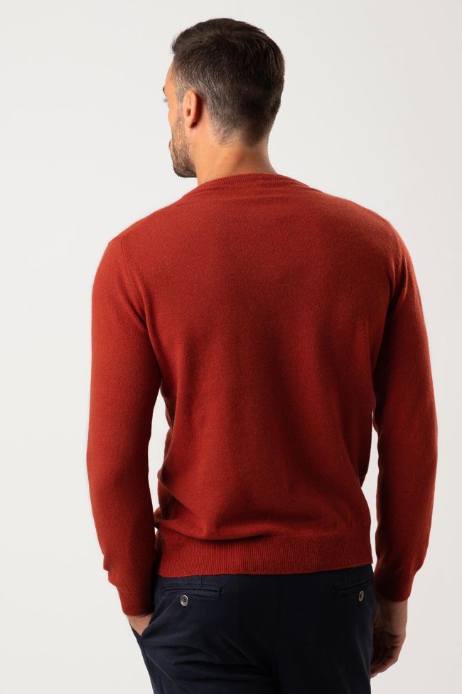privati firenze Strickwaren Herren Privati Firenze Rundhalsausschnitt Slim Einfarbig 100% Kaschmir Verkauf