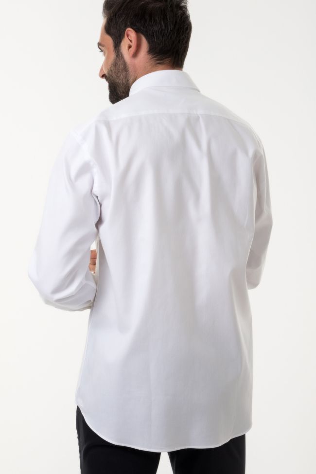 aplomb Hemd Herren Aplomb Classic Einfarbig 100% Baumwolle kragen Button-Down Lange Ärmel Schlussverkauf