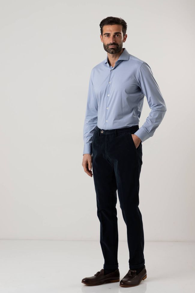 b-settecento Hose Herren B-Settecento Chinos Slim Einfarbig 98% cotton 2% elastan Zeitlich begrenztes Angebot