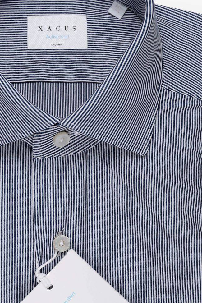 xacus Hemd Herren Xacus Regular Bügelfreie Streifen 83% polyamide 17% elastane kragen Französisch Lange Ärmel Meist gekauft