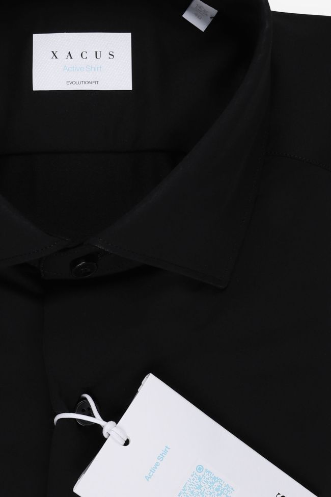 xacus Hemd Herren Xacus Classic Bügelfreie Einfarbig 86% poliammide 14% elastan kragen Französisch Lange Ärmel Rabatt