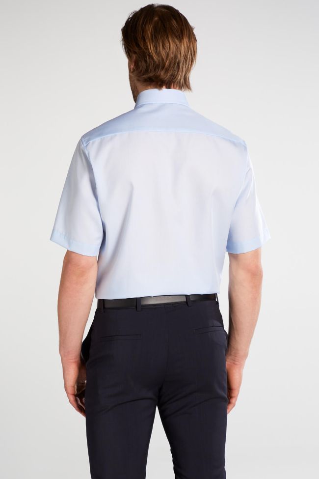 eterna Hemd Herren Eterna Comfort Bügelfreie kragen Italienisch Kurze Ärmel Exklusivangebot