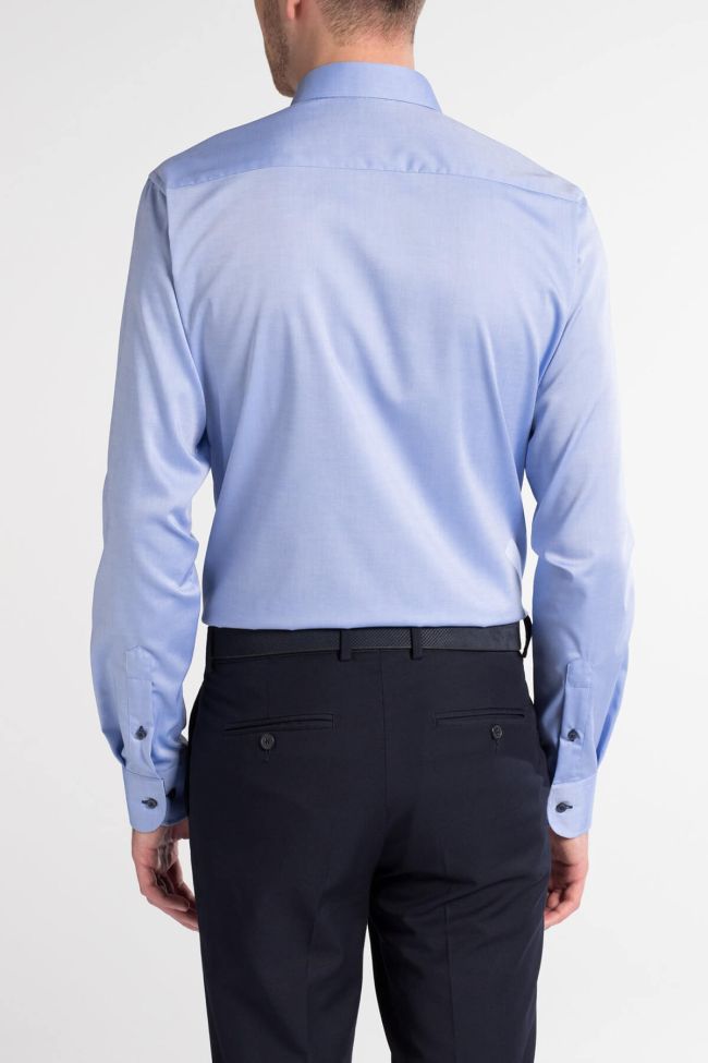 eterna Hemd Herren Eterna Slim Bügelfreie kragen Französisch Lange Ärmel Saisonale Angebote
