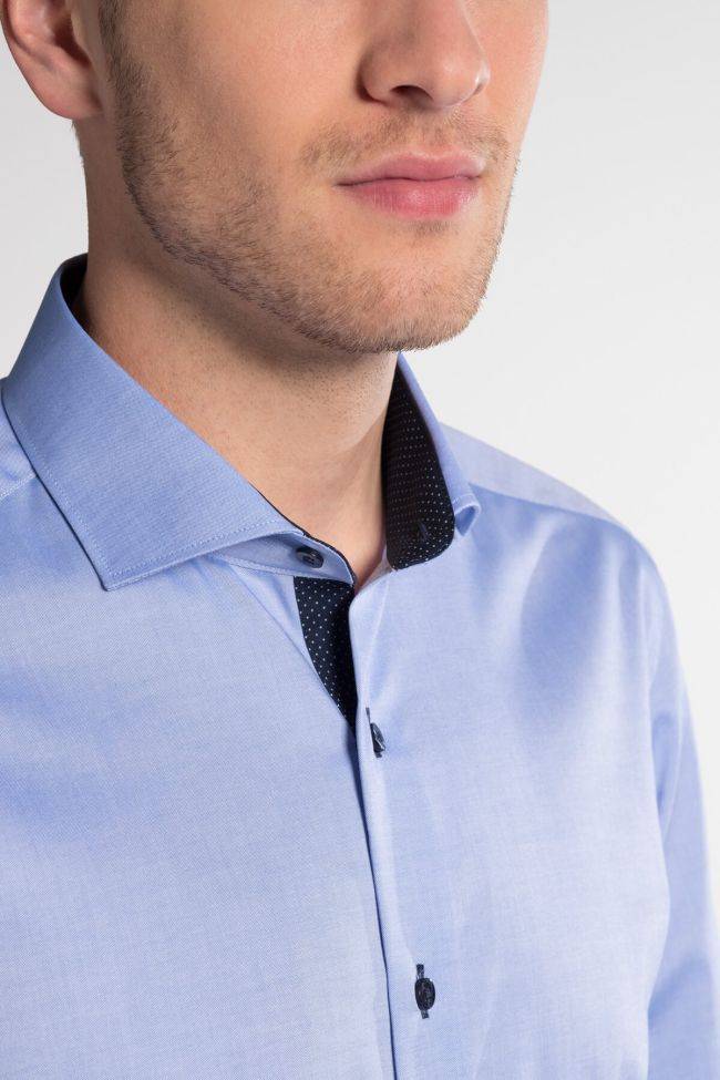 eterna Hemd Herren Eterna Slim Bügelfreie kragen Französisch Lange Ärmel Saisonale Angebote