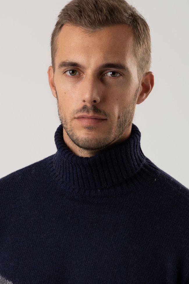 privati firenze Strickwaren Herren Privati Firenze hoher Kragen Slim Muster 50% wool 20% pa 20%vi 10% cashmere Bis zu 55% Rabatt