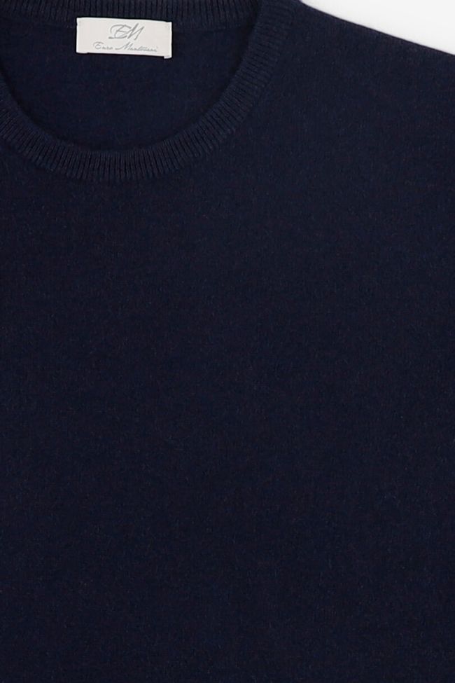 enzo mantovani Strickwaren Herren Enzo Mantovani Rundhalsausschnitt Regular Einfarbig 100% Kaschmir Discount Store für neue Produkte
