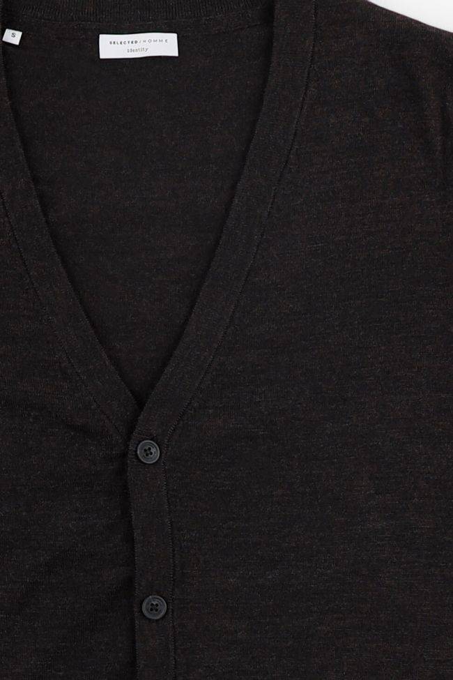 selected Strickwaren Herren Selected Cardigan Slim Einfarbig 100% Merinowolle Nur noch ein Tag übrig