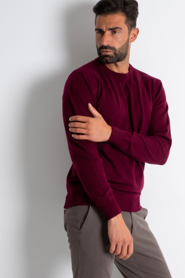 gant Strickwaren Herren Gant Rundhalsausschnitt Classic Einfarbig 70% Wolle, 30% Kaschmir Fabrikladen