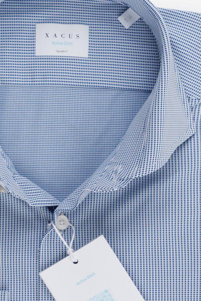xacus Hemd Herren Xacus Regular Halb Unifarben 83% polyamide 17% elastane kragen Französisch Lange Ärmel Blitzverkäufe