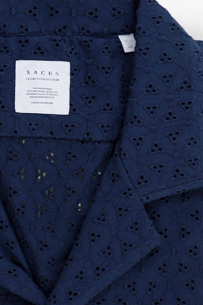 xacus Hemd Herren Xacus Regular Muster 100% Baumwolle kragen Hawaiikragen Kurze Ärmel Versandkostenfrei