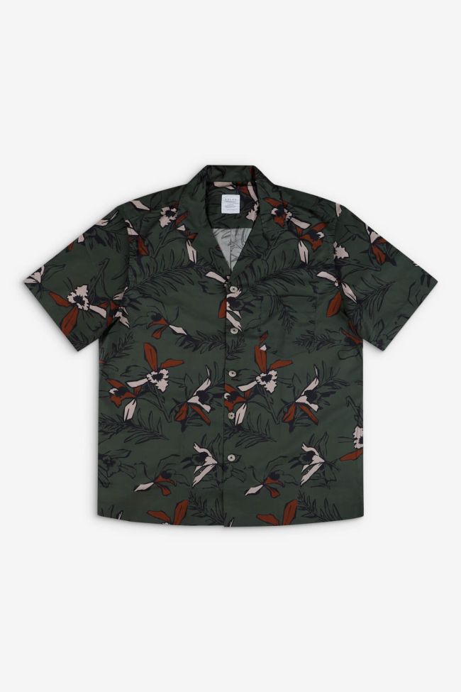 xacus Hemd Herren Xacus Regular Muster 100% Baumwolle kragen Hawaiikragen Kurze Ärmel Top Angebot