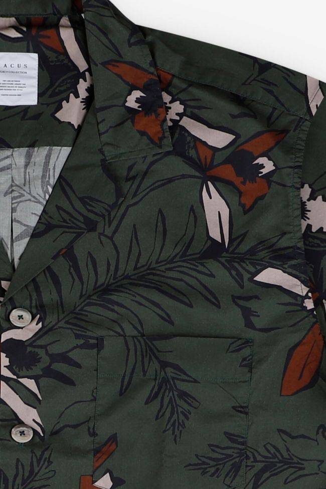 xacus Hemd Herren Xacus Regular Muster 100% Baumwolle kragen Hawaiikragen Kurze Ärmel Top Angebot