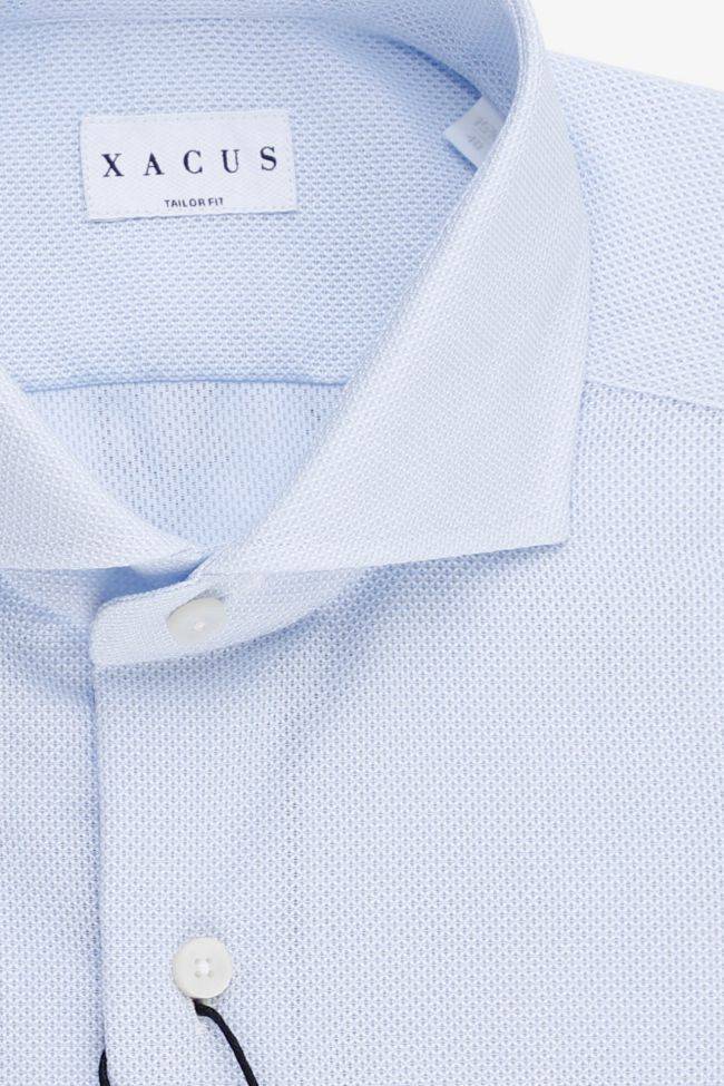 xacus Hemd Herren Xacus Regular Einfarbig 98% cotton 2% ea kragen Französisch Lange Ärmel Exklusive Angebote