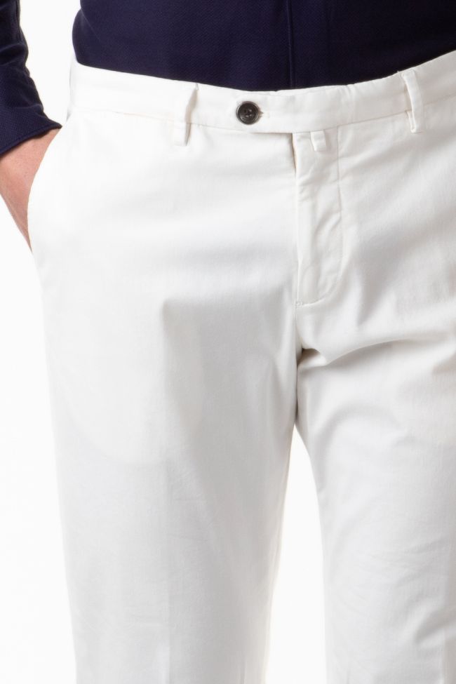 b-settecento Hose Herren B-Settecento Chinos Slim Einfarbig 97% Baumwolle 3% elastan Letzte 3 Tage