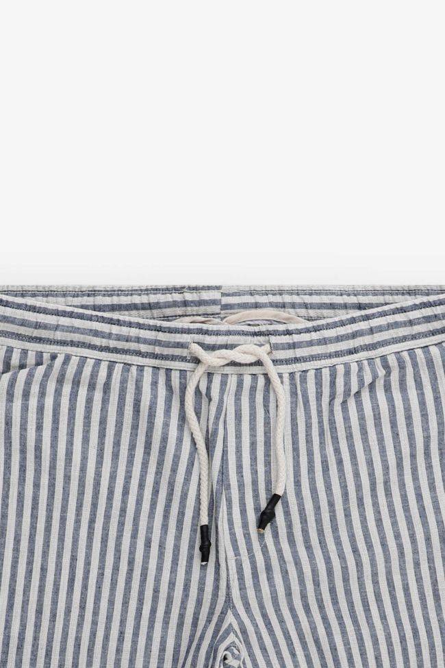 b-style Hose Herren B-Style Bermuda Regular Streifen 51% Leinen 49% Baumwolle Nur noch ein Tag übrig