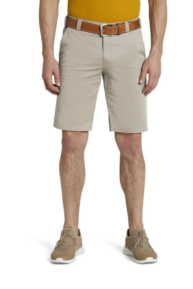 meyer Hose Herren Meyer Bermuda Regular Einfarbig Fabrikladen