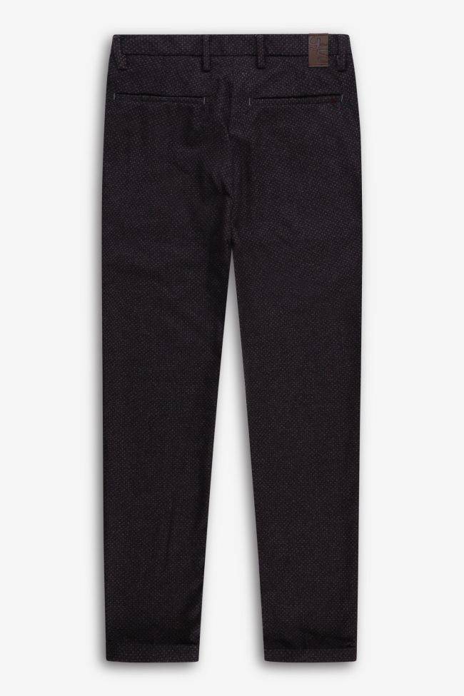 yan simmon Hose Herren Yan Simmon Klassische Slim Halb Unifarben 60% wool 35% pl 5% pa Online
