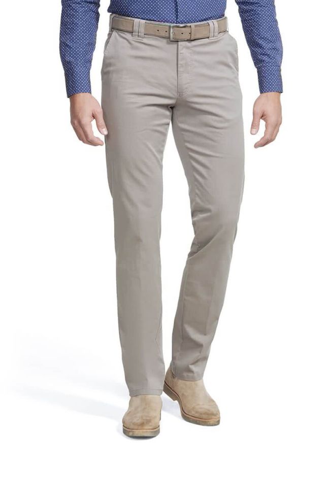 meyer Hose Herren Meyer Chinos Regular Einfarbig